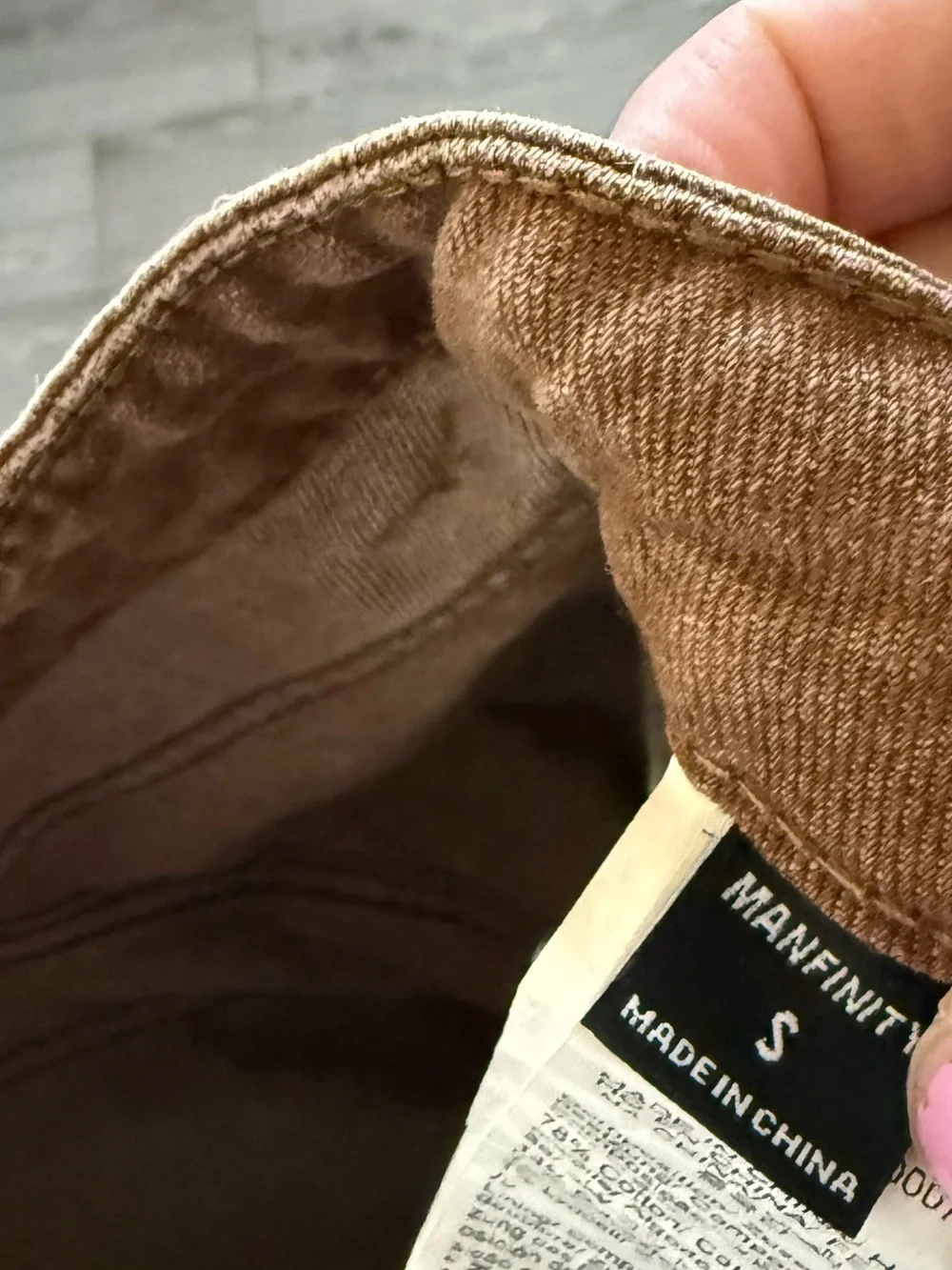 Manfinity|Brown Carpenter Cargo Pants-Wide leg jeans in size small•closet staple